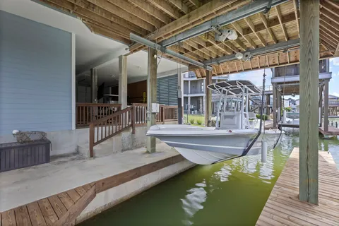 a view of swimming pool with seating space