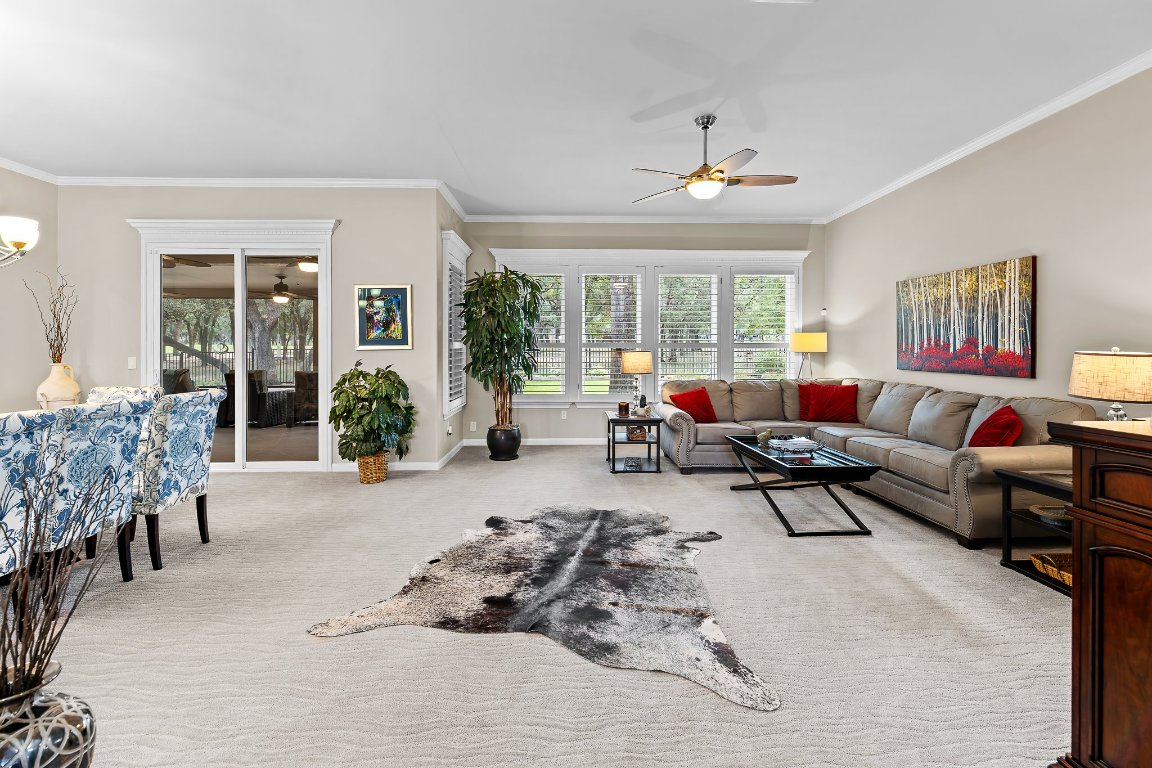 103 Trail Rider Way Georgetown, TX 78633 - Photo 10 of 39 a living room with furniture and a large window