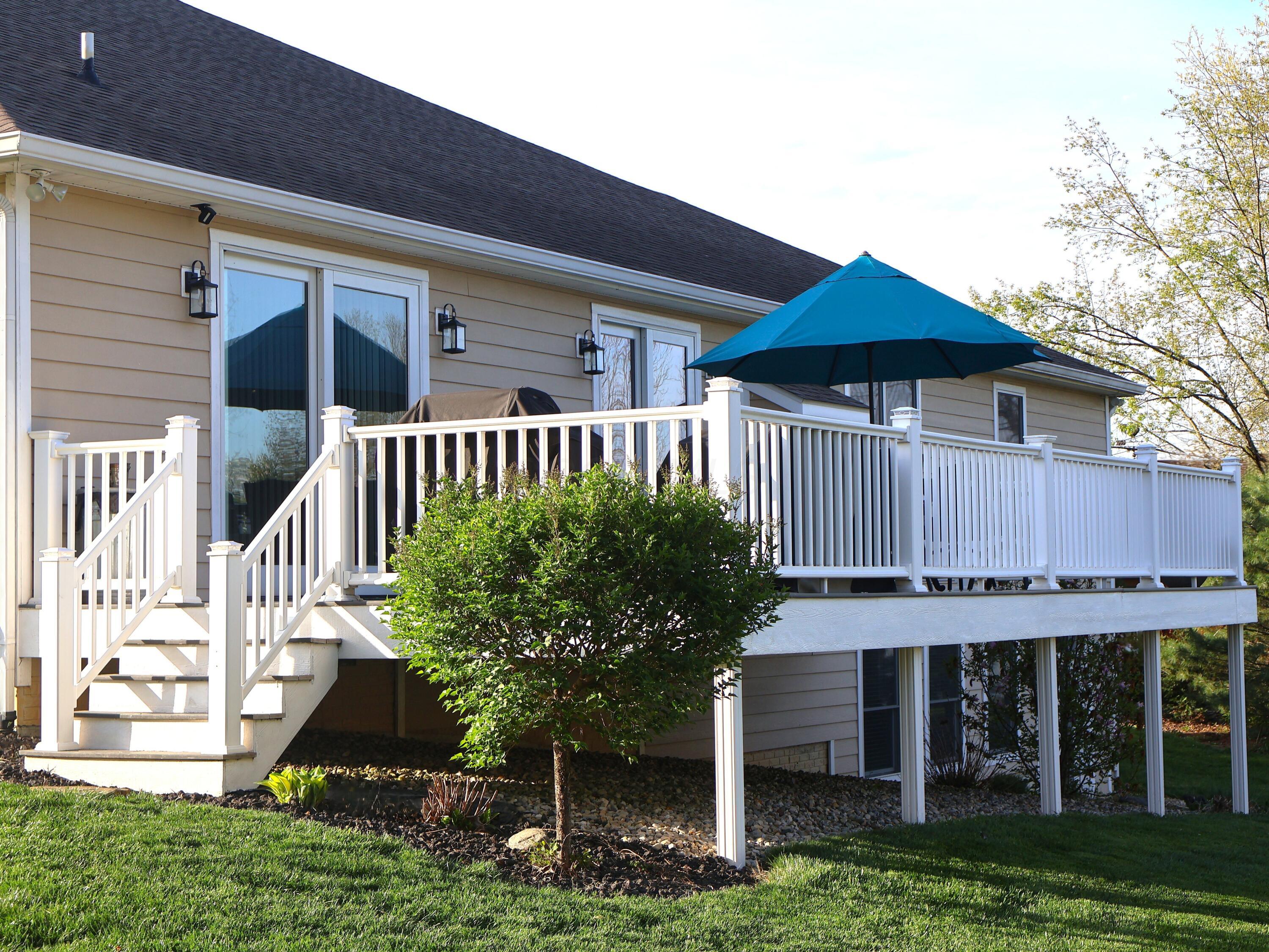 4225 Election House Road Northwest Lancaster, OH 43130 - Photo 58 of 96 34' x 16' Composite Deck off Exterior w/ Gas Hook-Ups