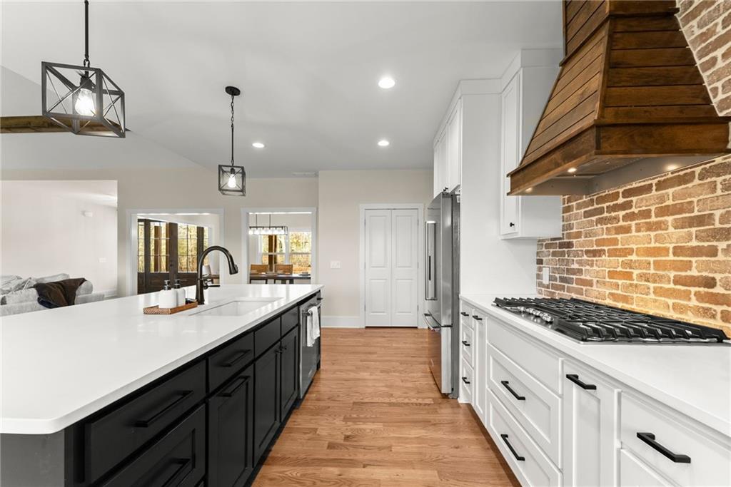 201 Fred Pitts Road Demorest, GA 30535 - Photo 19 of 55 a kitchen with counter top space cabinets and appliances