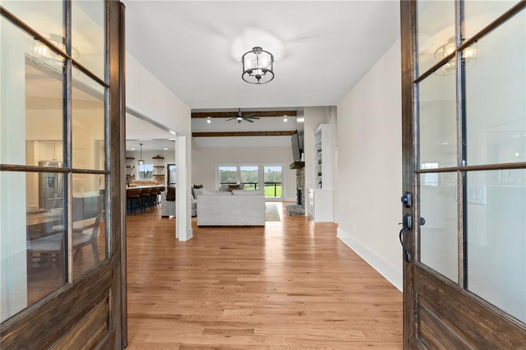 201 Fred Pitts Road Demorest, GA 30535 - Photo 10 of 55 a view of an entryway with wooden floor