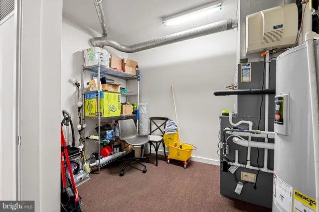 an aerial view of a residential building