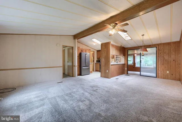 a view of an empty room