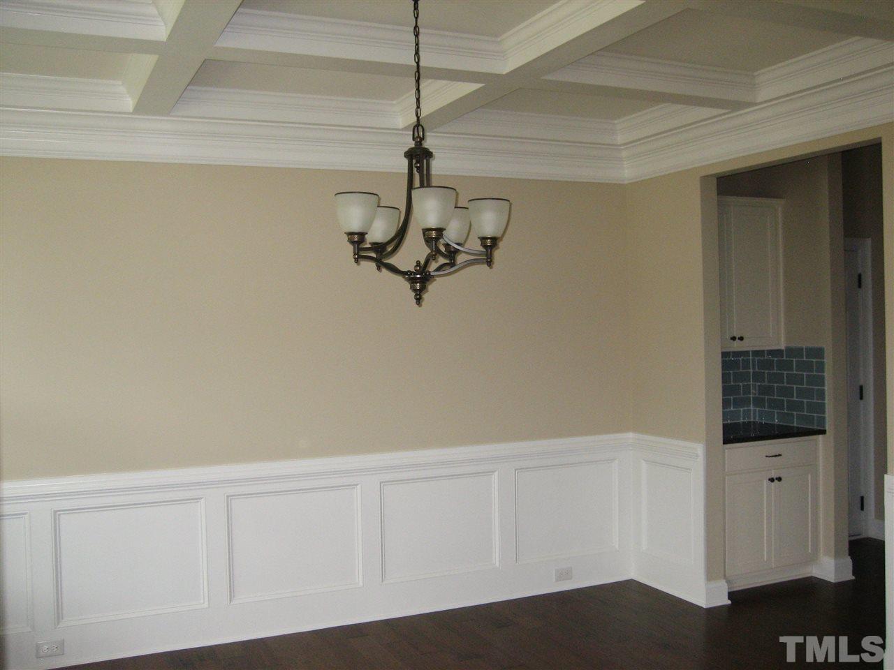 3605 Greenville Loop Road Wake Forest, NC 27587 - Photo 3 of 25 Coffered Ceilings, Wainscott, Hardwoods