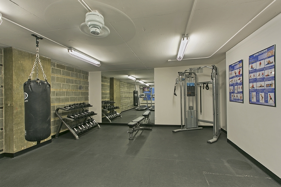 860 North Dewitt Place, Unit 804 Chicago, IL 60611 - Photo 9 of 11 a view of a room with gym equipment