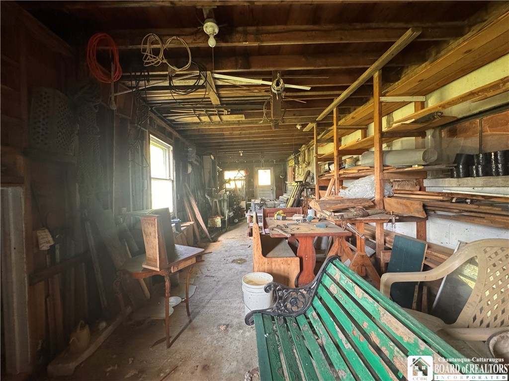 5166 Pickard Road Dewittville, NY 14728 - Photo 34 of 46 workshop off of the downstairs back room