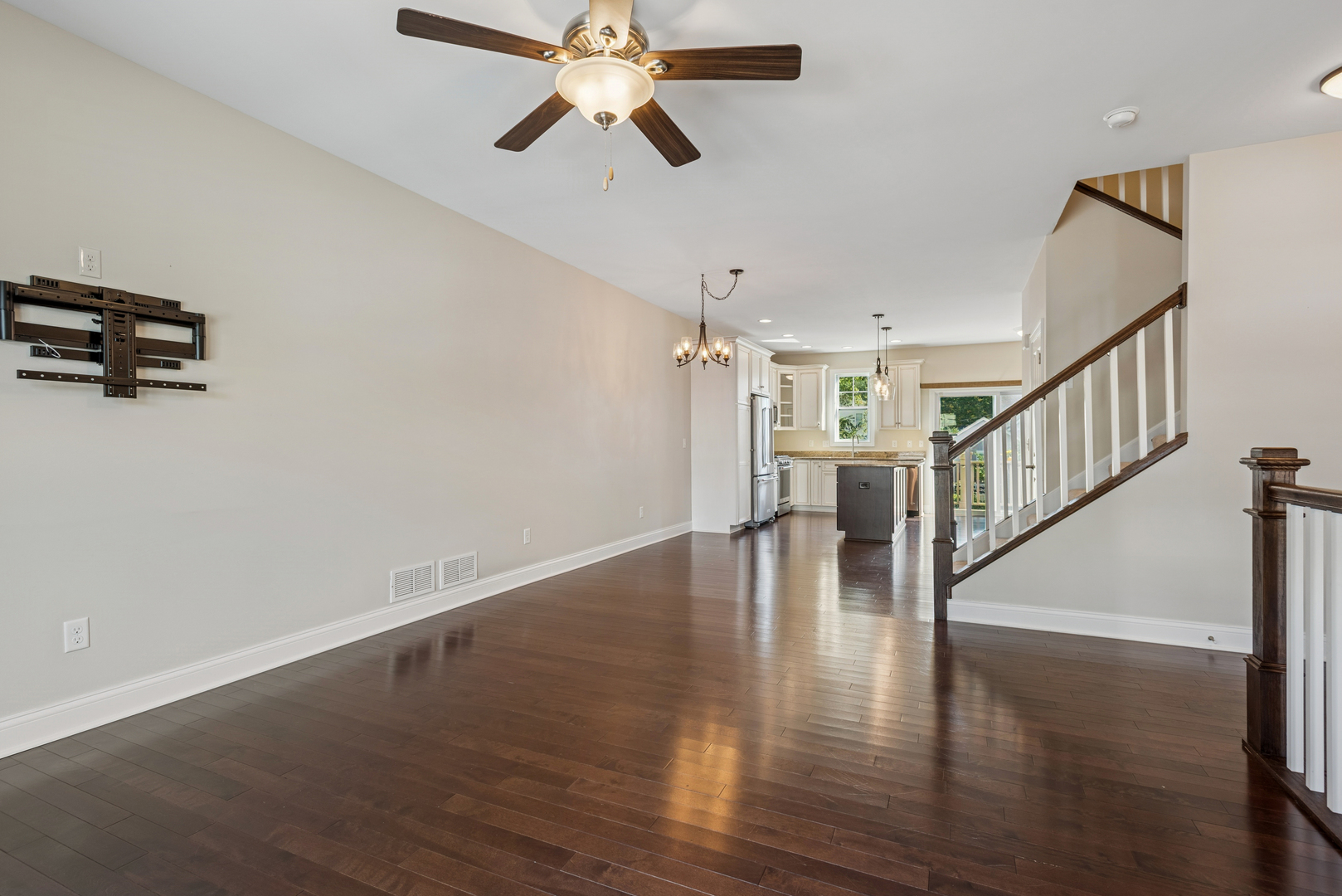 57 South 7th Street Geneva, IL 60134 - Photo 6 of 24 a view of entryway and hall with wooden floor