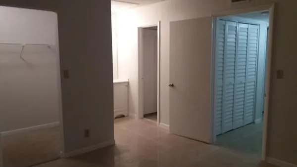 a close view of closet