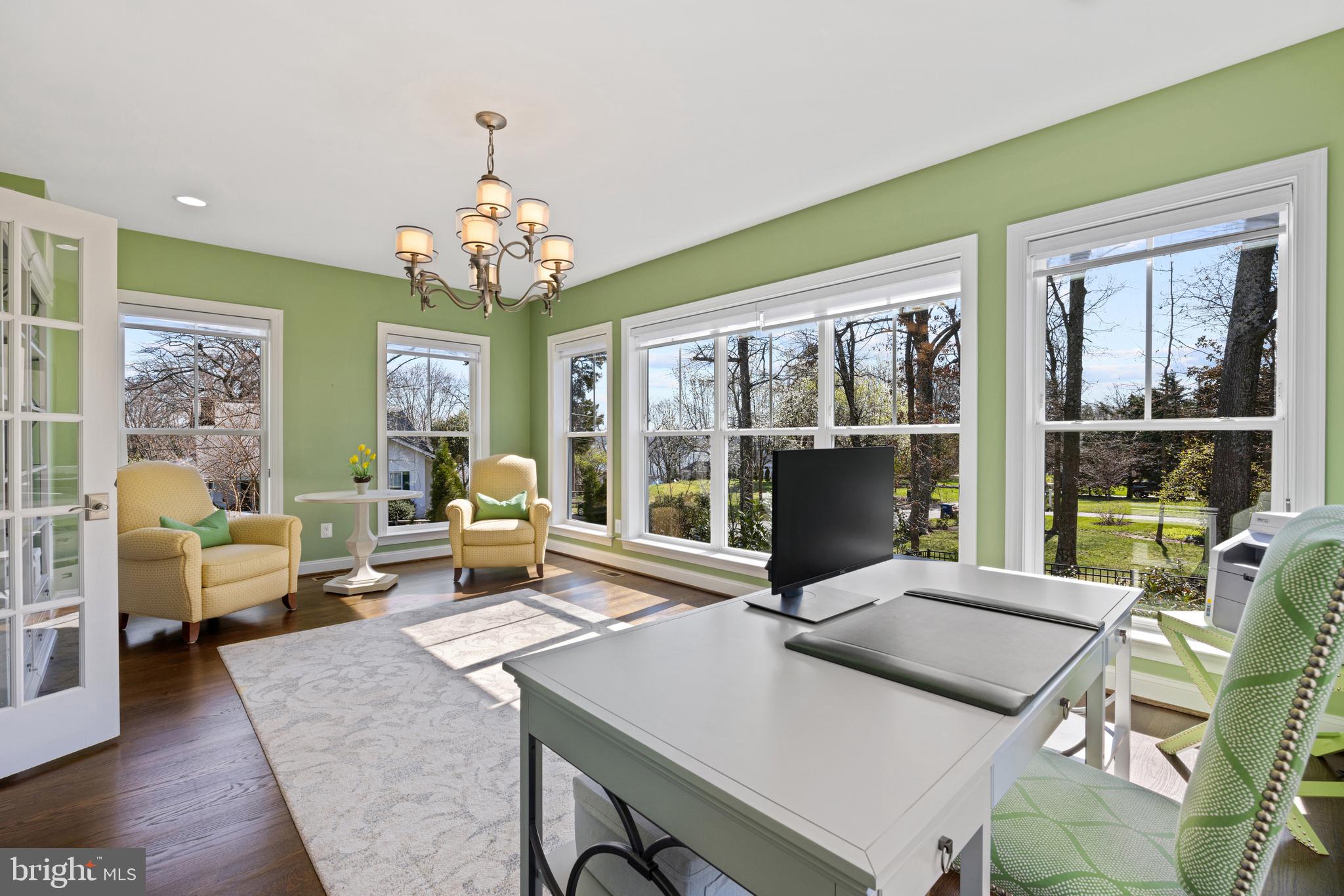 7869 Southdown Road Alexandria, VA 22308 - Photo 9 of 50 Light filled sunroom/playroom or 2nd home office