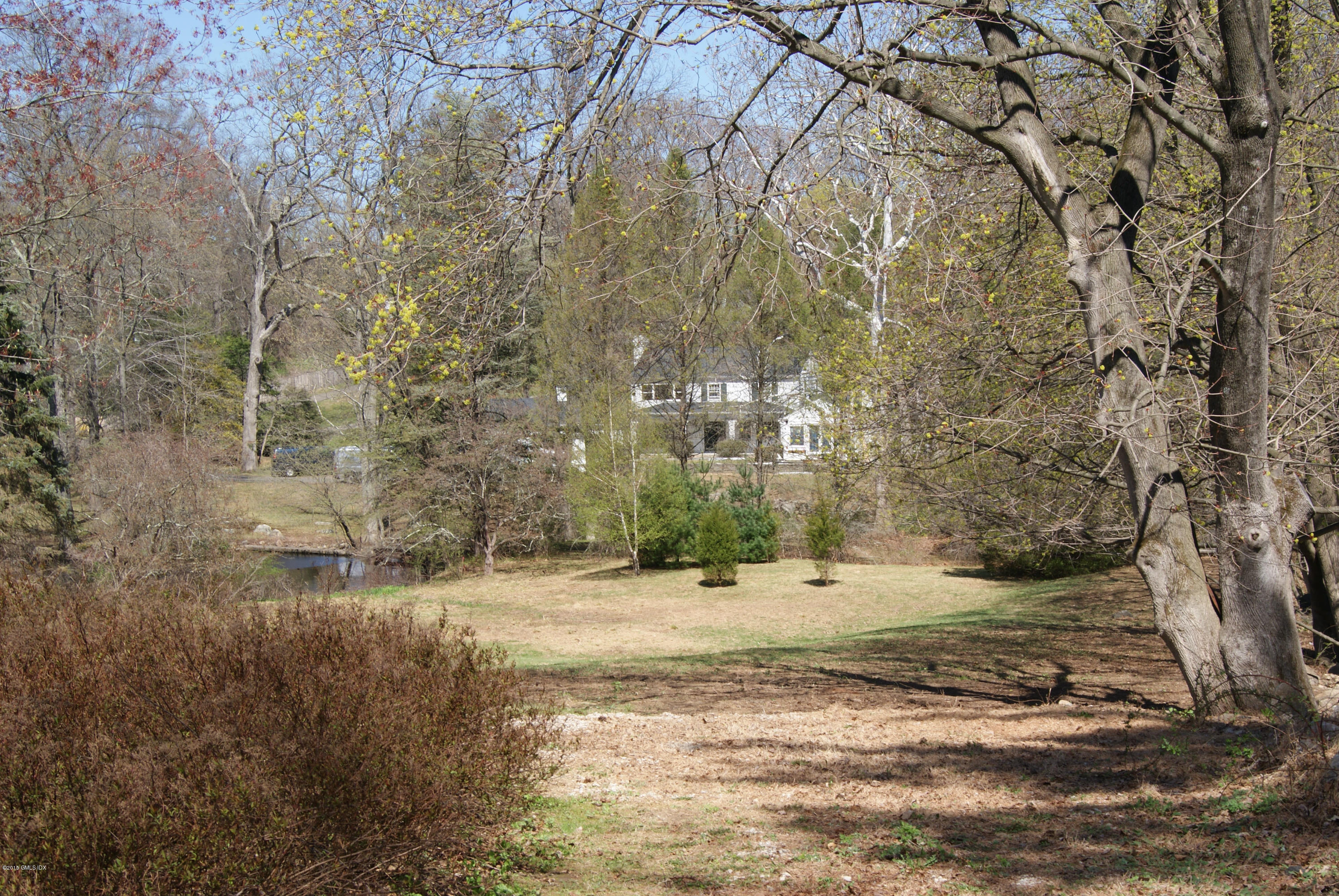 0 Doubling Road Greenwich, CT 06830 - Photo 8 of 18 a view of dirt yard with a large tree