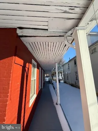 a view of front door