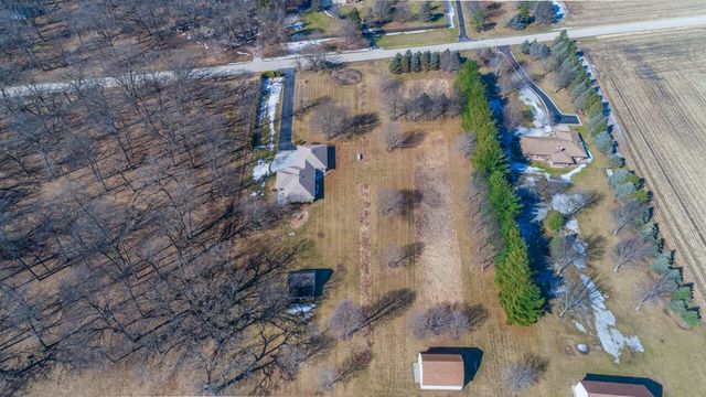 4496 West Sandwich Road Sandwich, IL 60548 - Photo 5 of 37 an aerial view of house with outdoor space