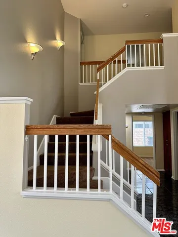 a view of building from a balcony