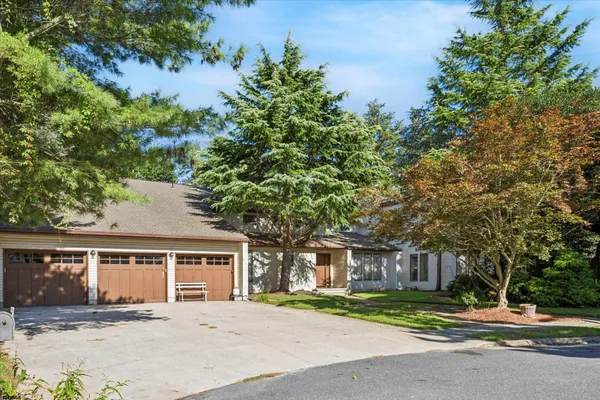 front view of house with a yard