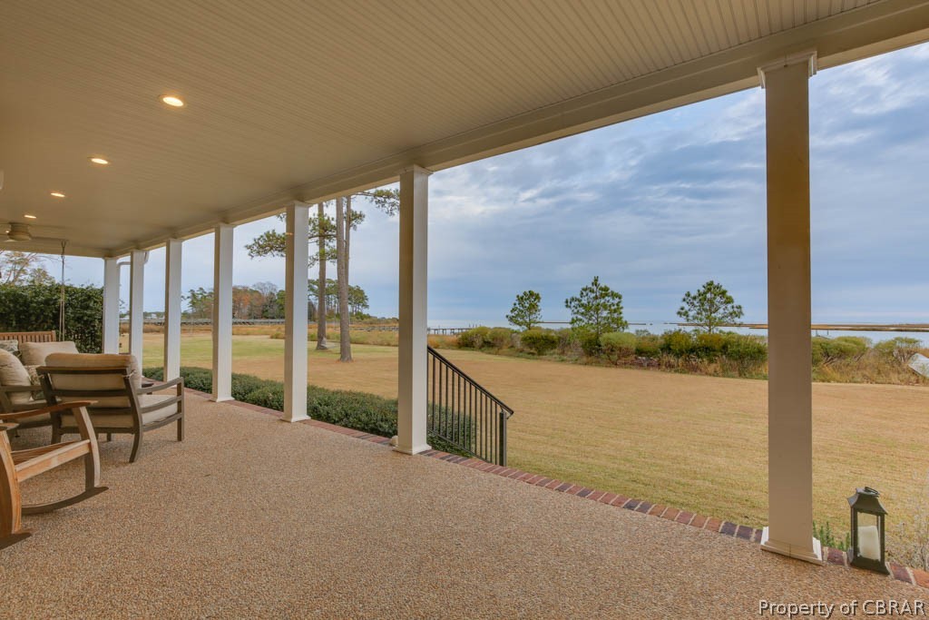 9418 Cuba Road Hayes, VA 23072 - Photo 44 of 50 Wonderful porch for relaxation and beautiful water and nature views
