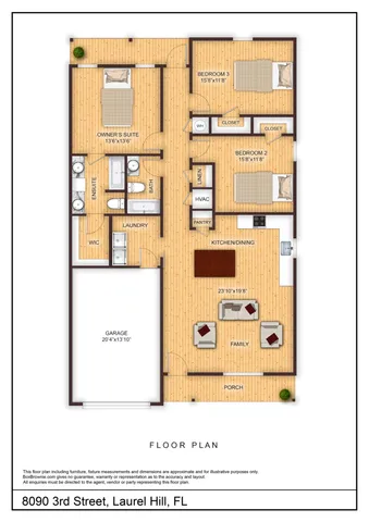 $239,900 | 8090 3rd Street, Laurel Hill, FL 32567