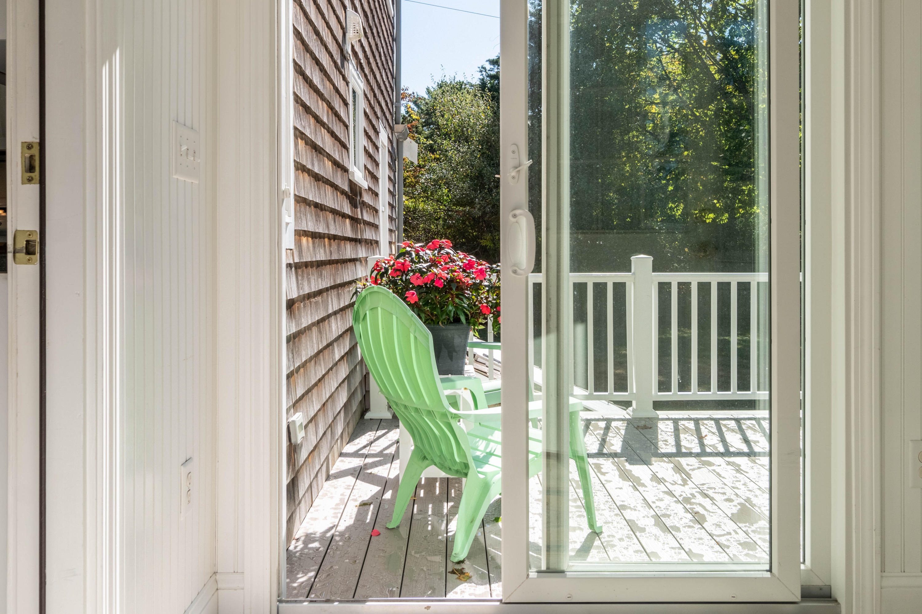 85 Old Town Road Hyannis, MA 02601 - Photo 20 of 26 a view of a balcony with flower plants