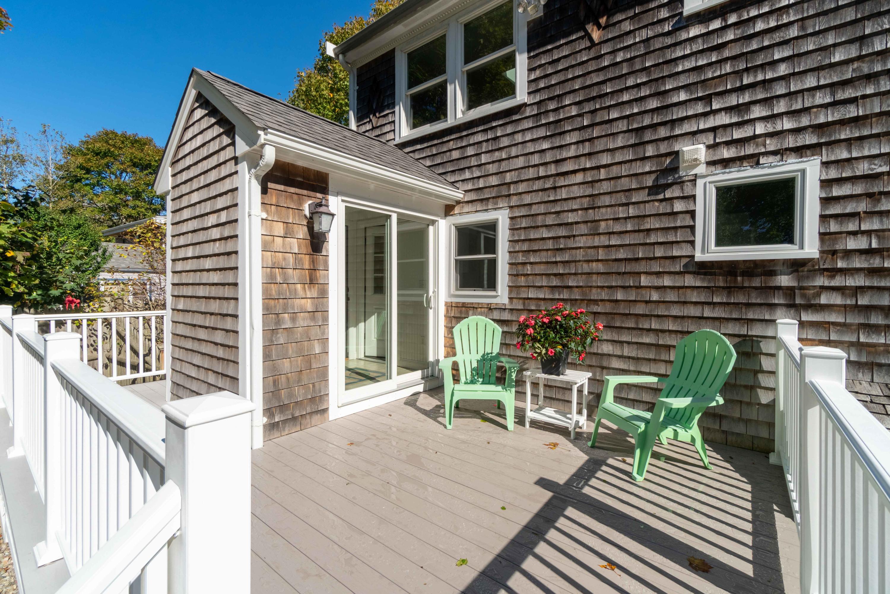 85 Old Town Road Hyannis, MA 02601 - Photo 21 of 26 a balcony with furniture and wooden floor