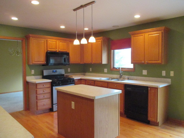 802 Ridge Drive Elburn, IL 60119 - Photo 2 of 14 a kitchen with a sink stove and cabinets