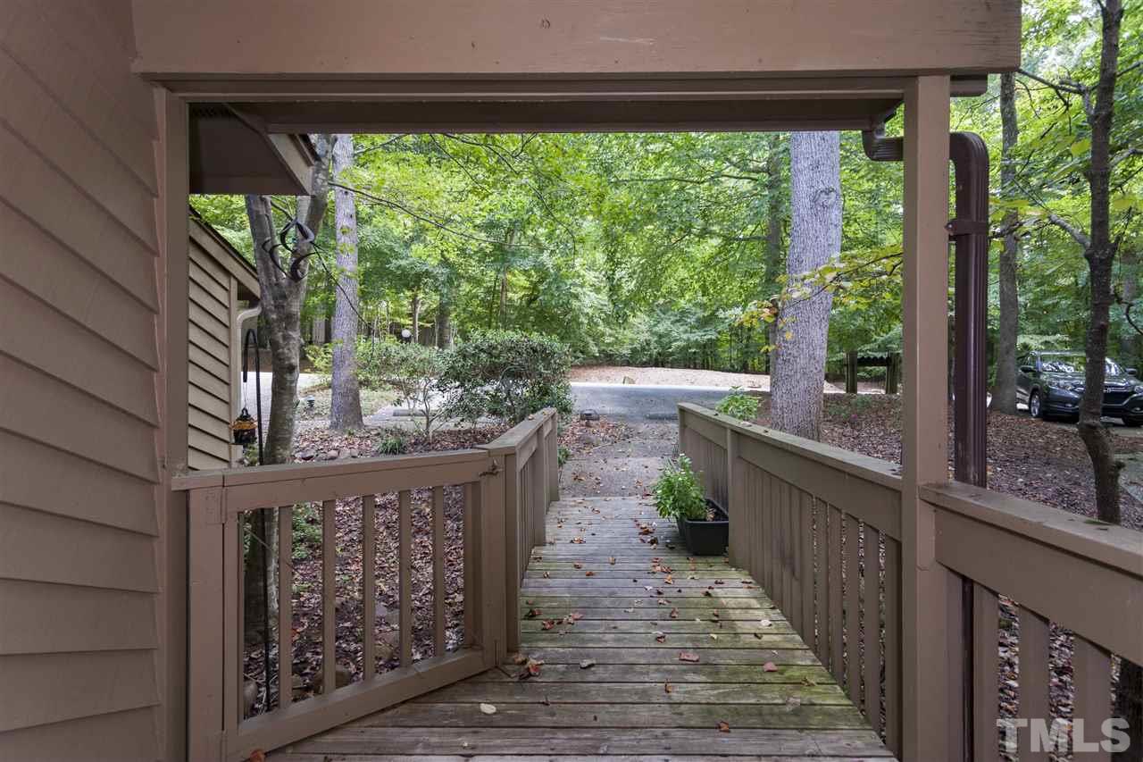 43 Stoneridge Road Durham, NC 27705 - Photo 3 of 24 a balcony with wooden floor and outdoor space
