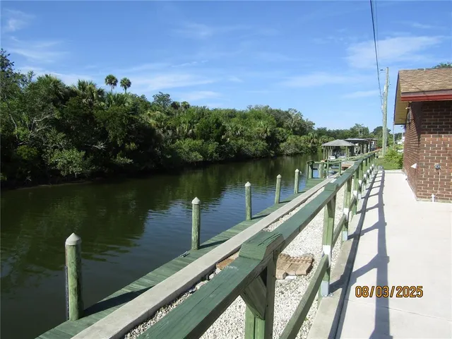 a view of a lake and outdoor space