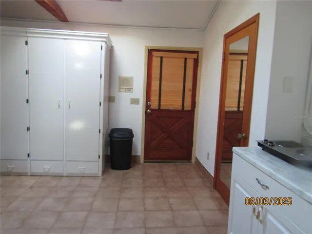 a view of a storage & utility room