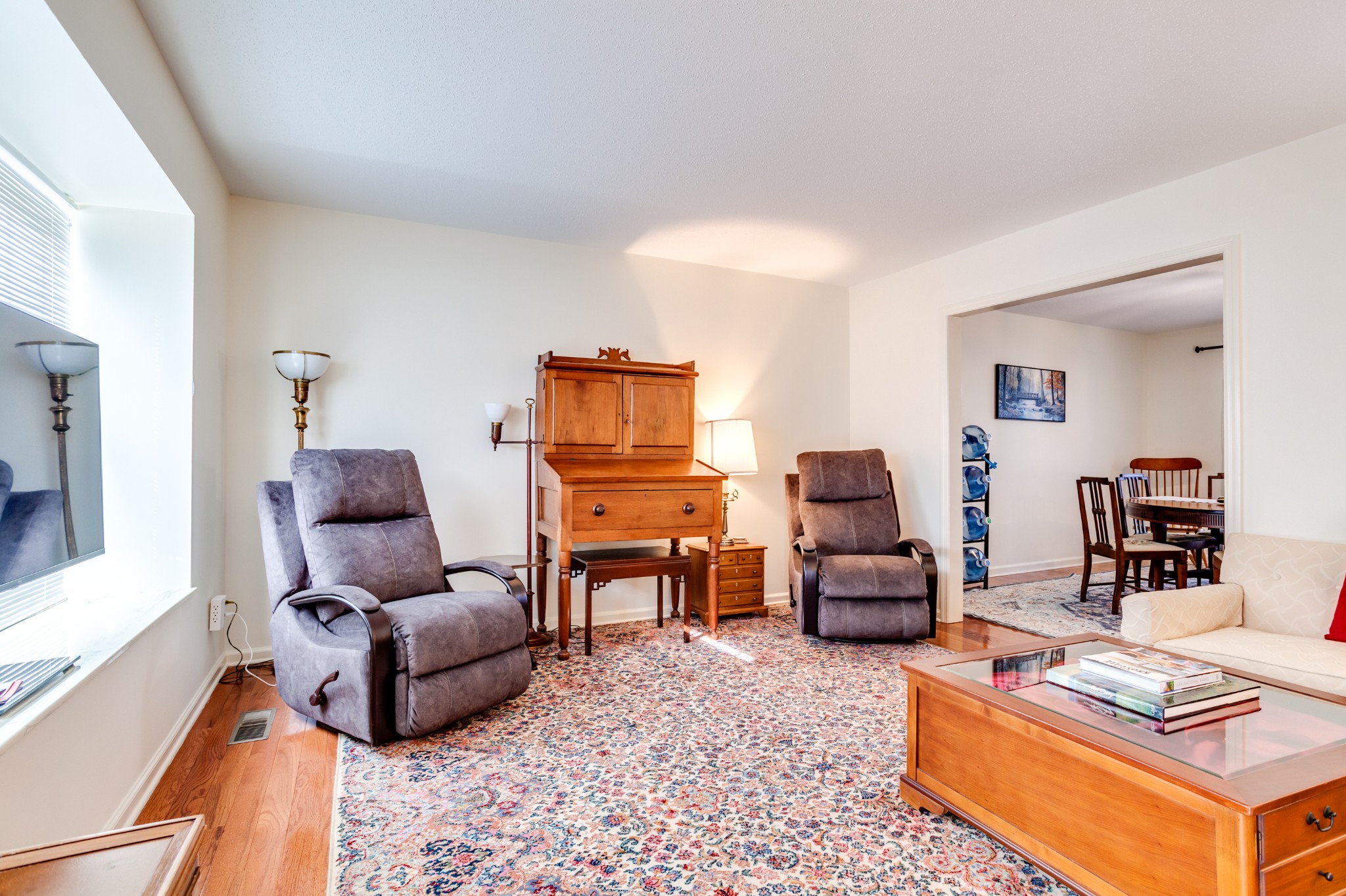 1434 Pine Springs Road Knoxville, TN 37922 - Photo 13 of 53 a living room with furniture and a flat screen tv