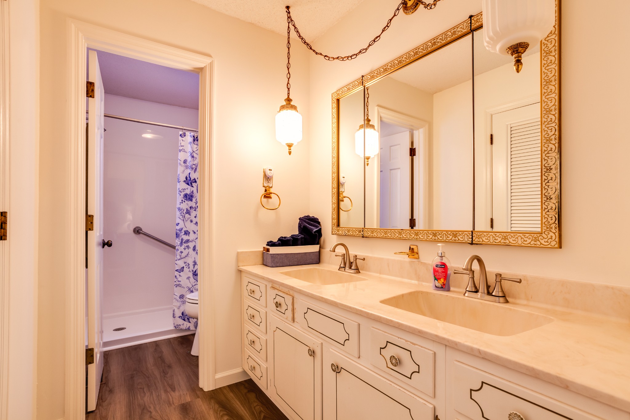1434 Pine Springs Road Knoxville, TN 37922 - Photo 16 of 53 a bathroom with a sink a vanity and a mirror