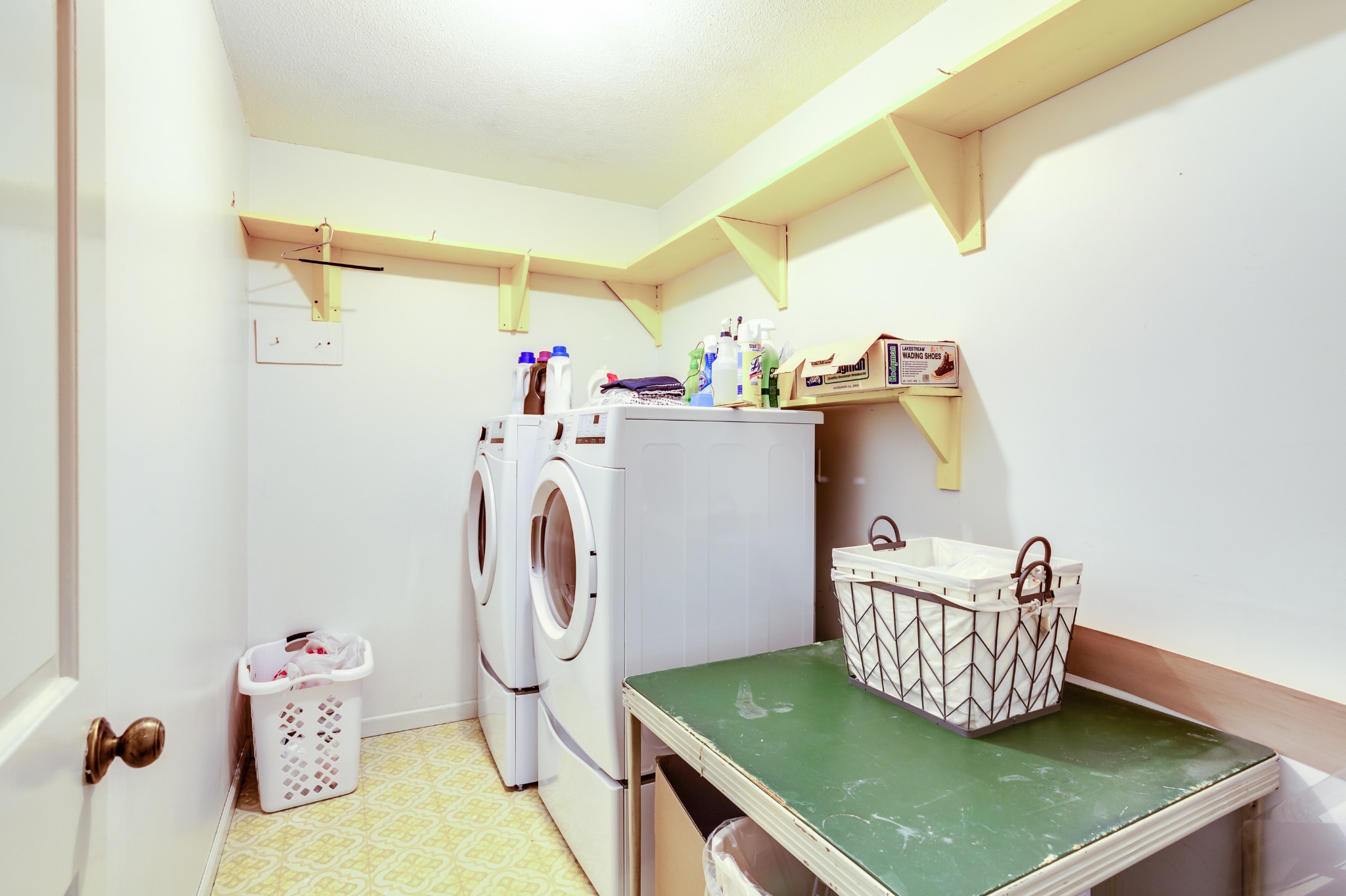 1434 Pine Springs Road Knoxville, TN 37922 - Photo 26 of 53 a view of storage and utility room with washer and dryer