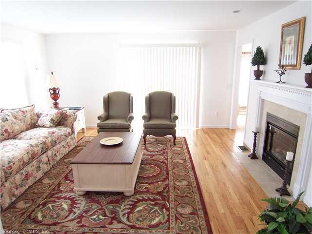 12 D Reggie's Way, Unit 12D Broad Brook, CT 06016 - Photo 1 of 1 a living room with furniture and a fireplace