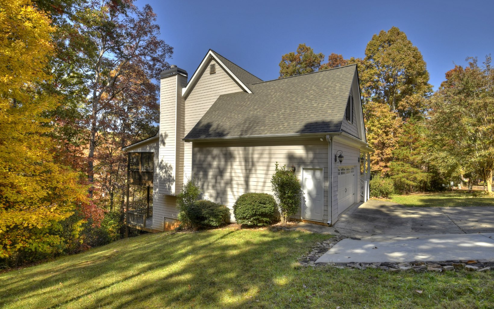 159 Meadowlark Lane Blue Ridge, GA 30513 - Photo 54 of 54 a front view of a house with garden