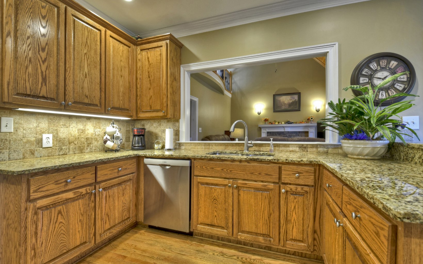 159 Meadowlark Lane Blue Ridge, GA 30513 - Photo 8 of 54 a kitchen with a sink cabinets and wooden floor