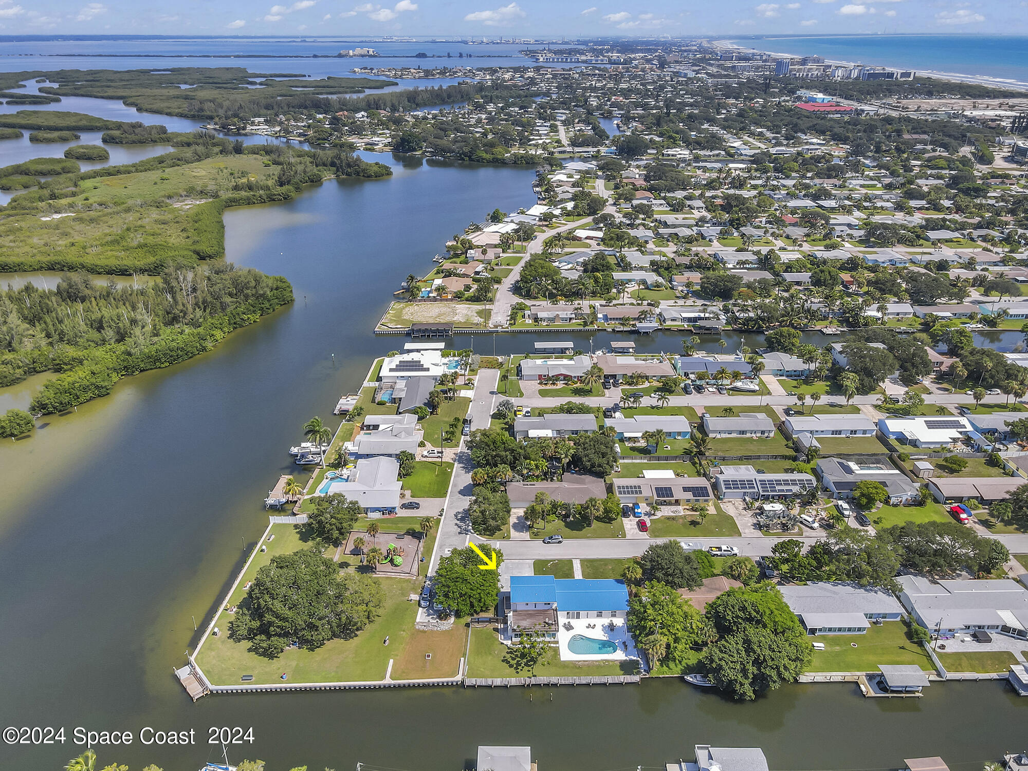 492 Dempsey Drive Cocoa Beach, FL 32931 - Photo 5 of 53 DJI_0906 copy