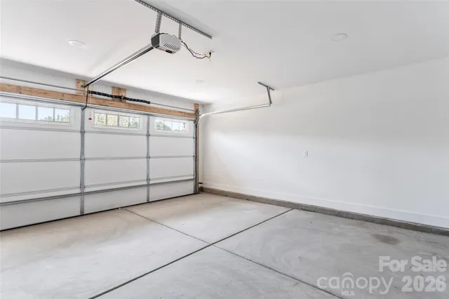 a view of a door and a window