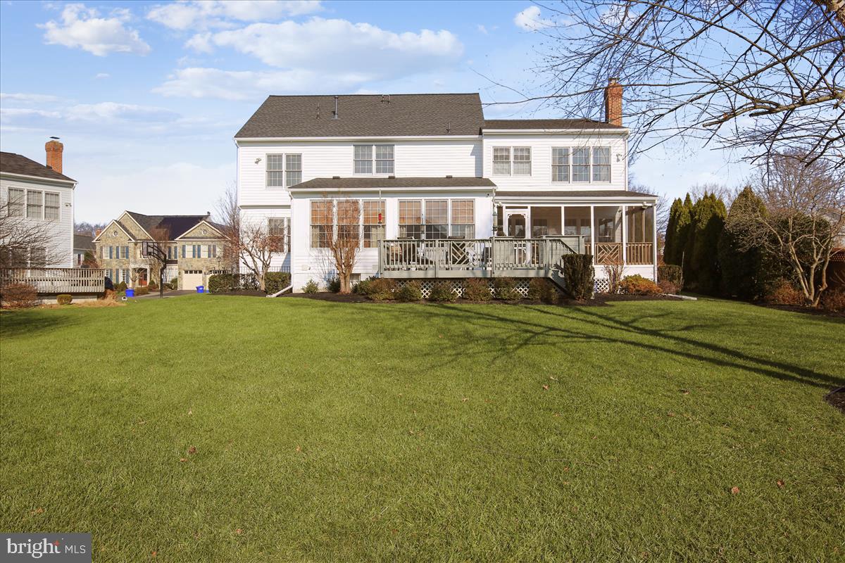 18267 Wickham Road Olney, MD 20832 - Photo 40 of 107 Rear view from the large backyard
