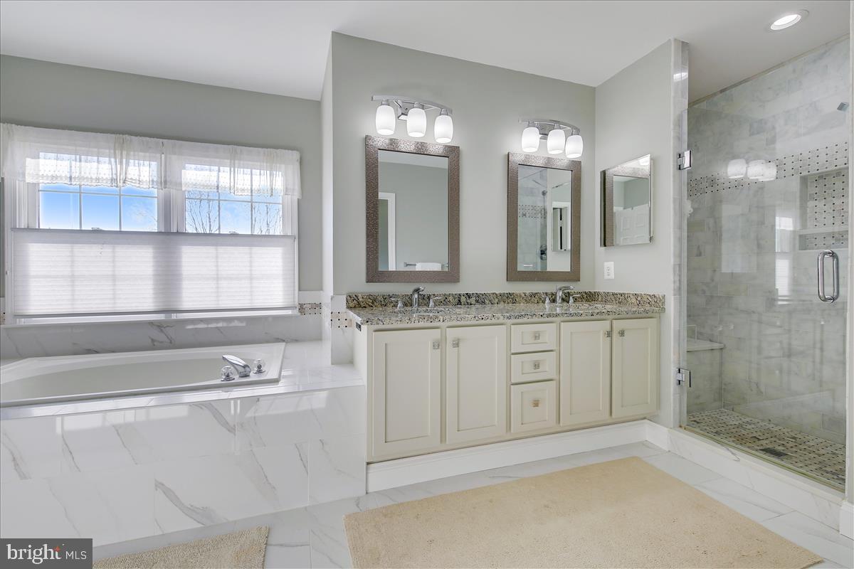 18267 Wickham Road Olney, MD 20832 - Photo 53 of 107 Double vanities, tub and separate shower