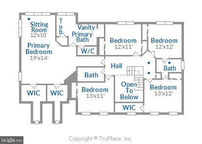 18267 Wickham Road Olney, MD 20832 - Photo 106 of 107 Upper Level Floor Plan