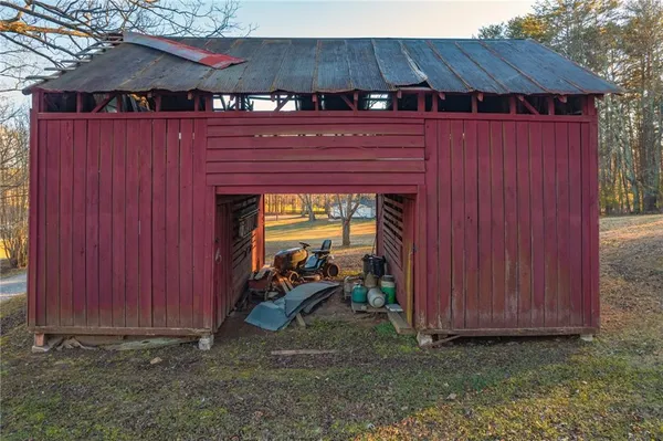 a view of a backyard of a house