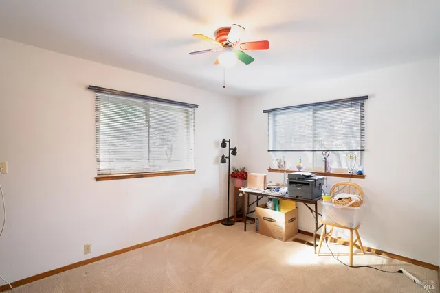 a workspace with a window