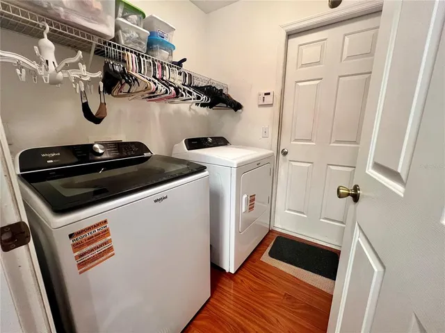 a view of walk in closet