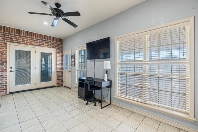 a view of workspace with windows