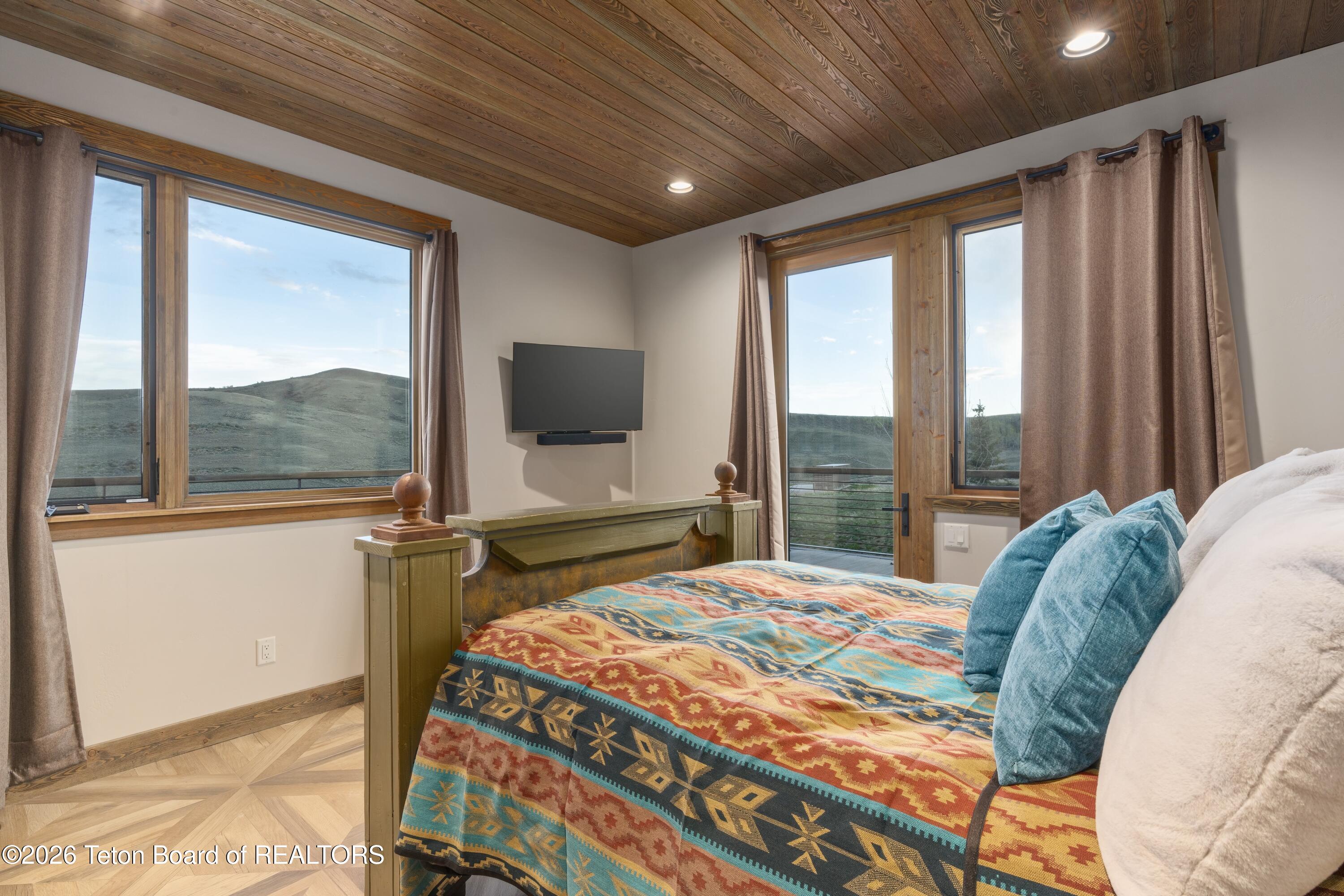 627 Ryegrass Road Daniel, WY 83115 - Photo 48 of 70 Guest House Bedroom 1