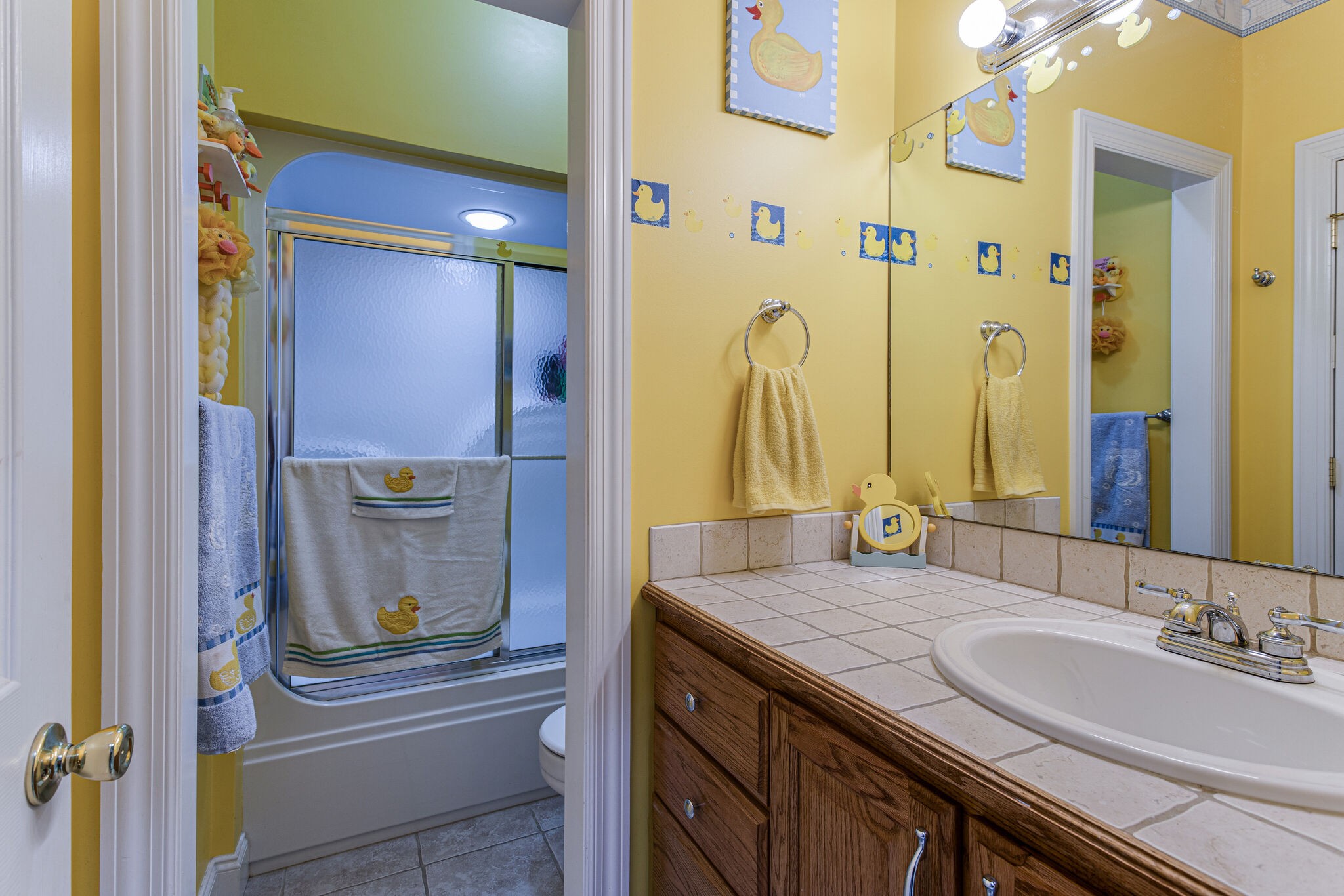 481 Matts Hollow Road Manchester, TN 37355 - Photo 31 of 42 a bathroom with a granite countertop sink and a mirror