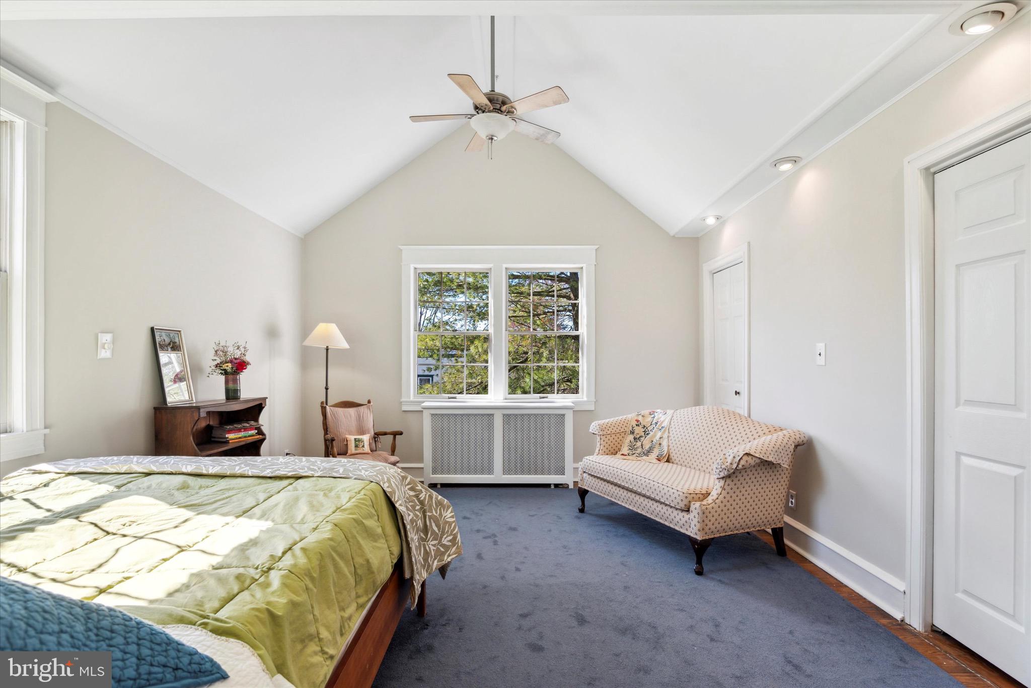 507 Kenilworth Road Merion Station, PA 19066 - Photo 21 of 27 Primary Bedroom w/ vaulted ceiling