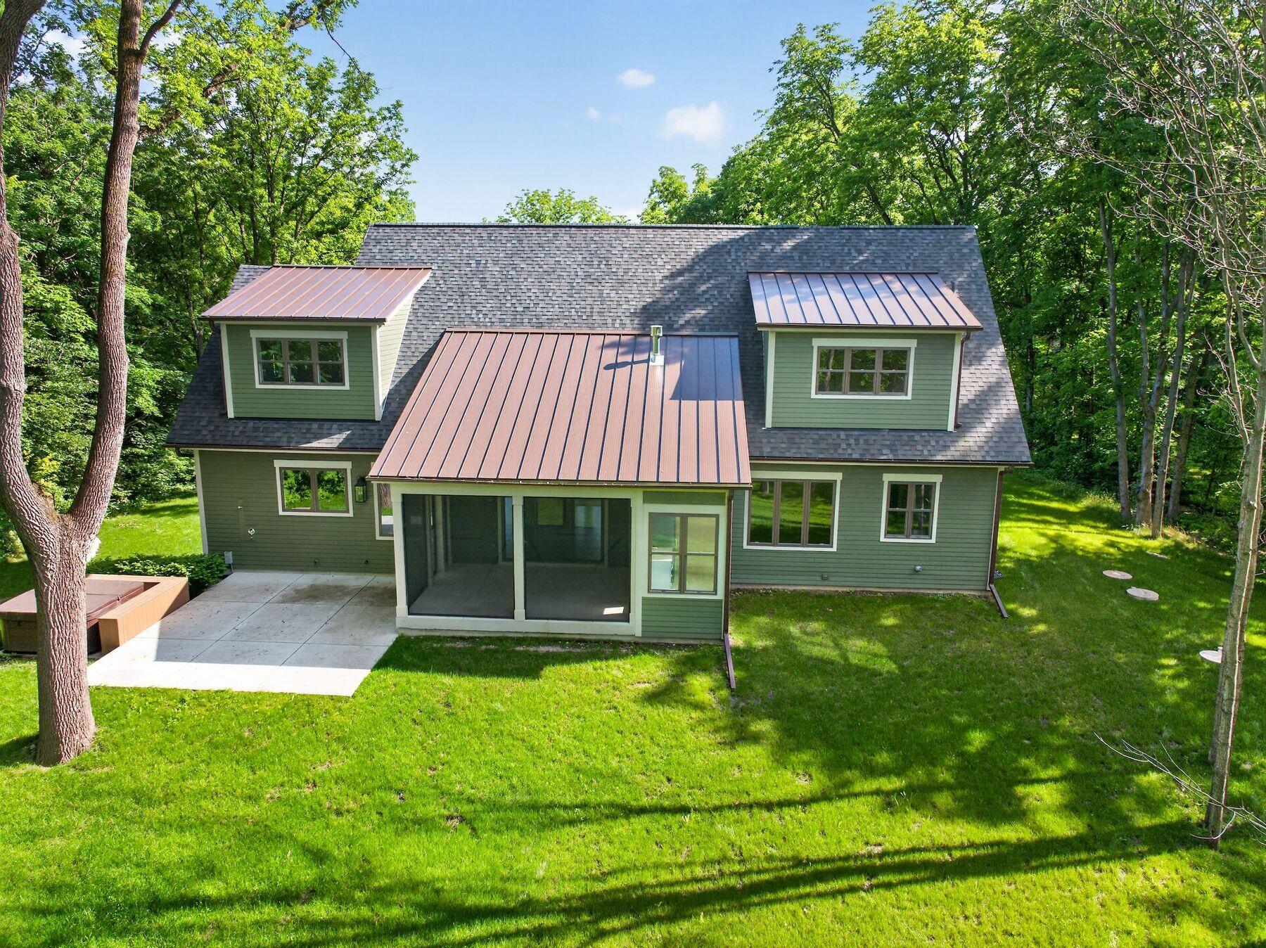 W3650 Snake Road Linn, WI 53147 - Photo 82 of 92 Back View of Home