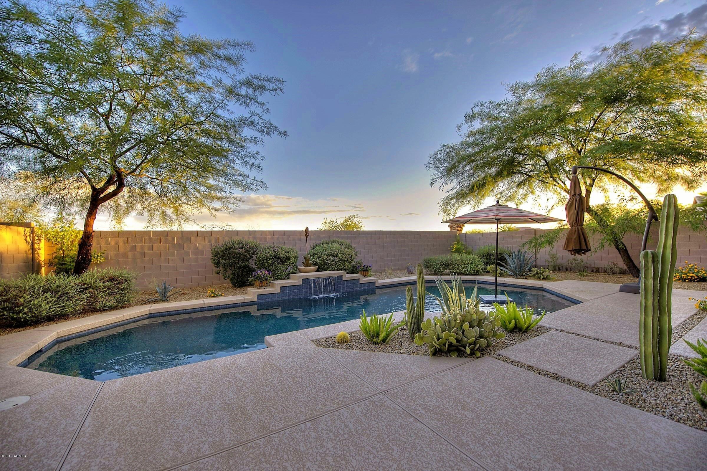 2323 West Apache Rain Road Phoenix, AZ 85085 - Photo 24 of 29 030_Sparkling Pool View
