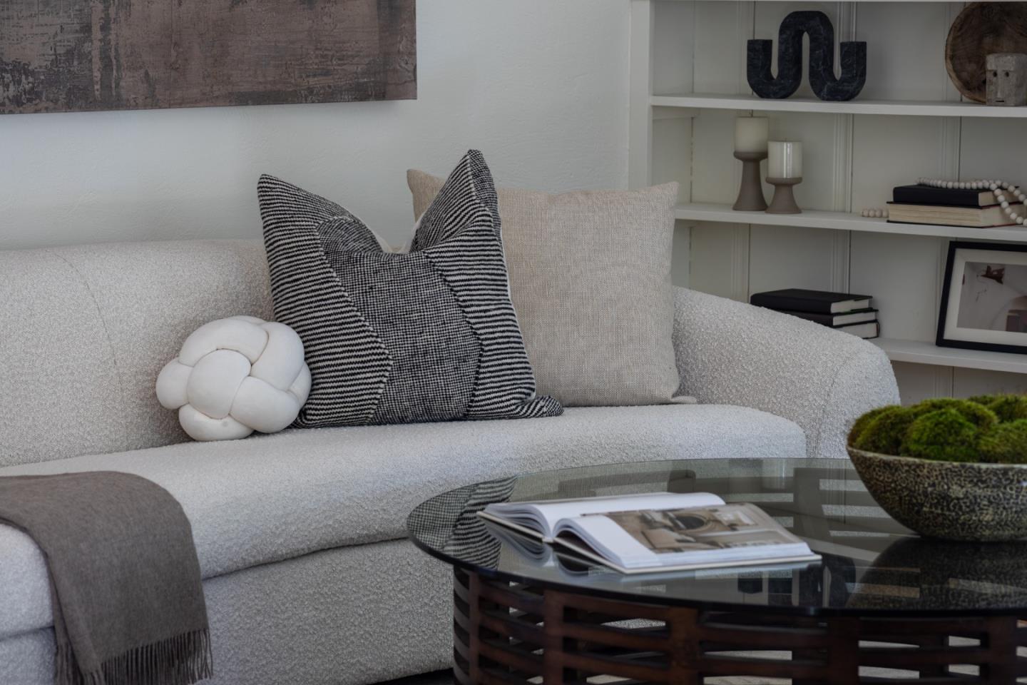 317 Bay Road Menlo Park, CA 94025 - Photo 6 of 26 a living room with furniture and a wooden floor