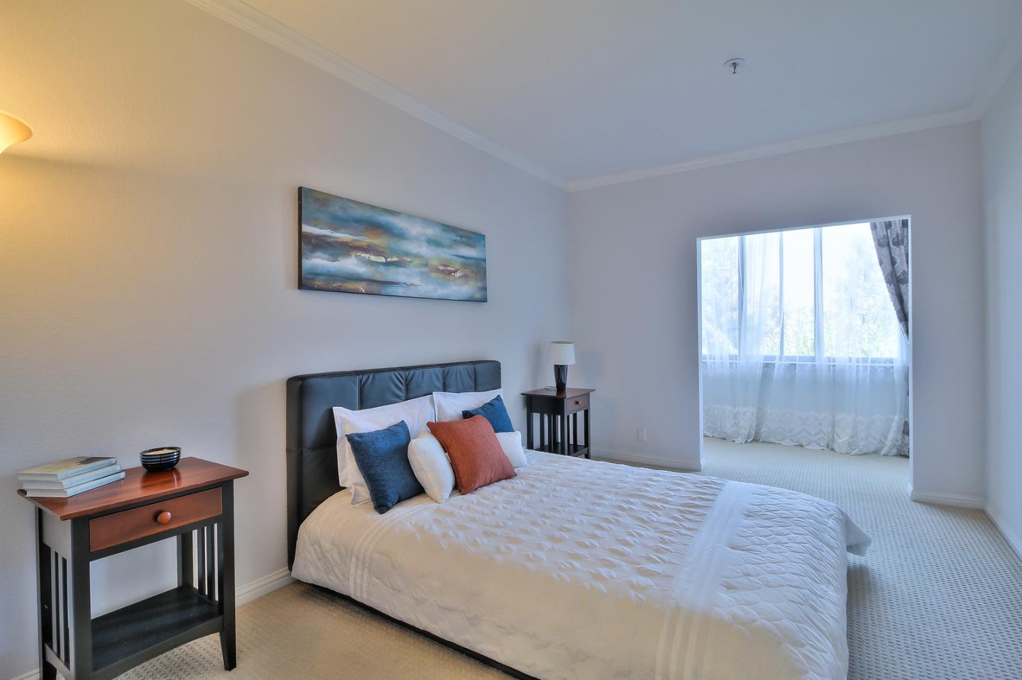 2200 Agnew Road, Unit 210 Santa Clara, CA 95054 - Photo 8 of 30 a bedroom with a bed and a window