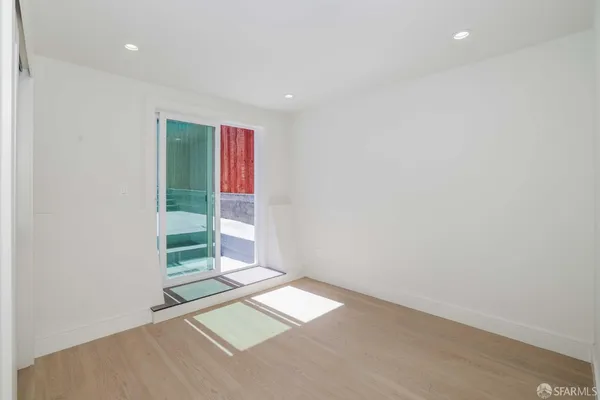 a view of an empty room
