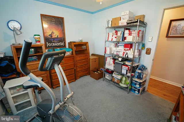 a room with storage and utility room